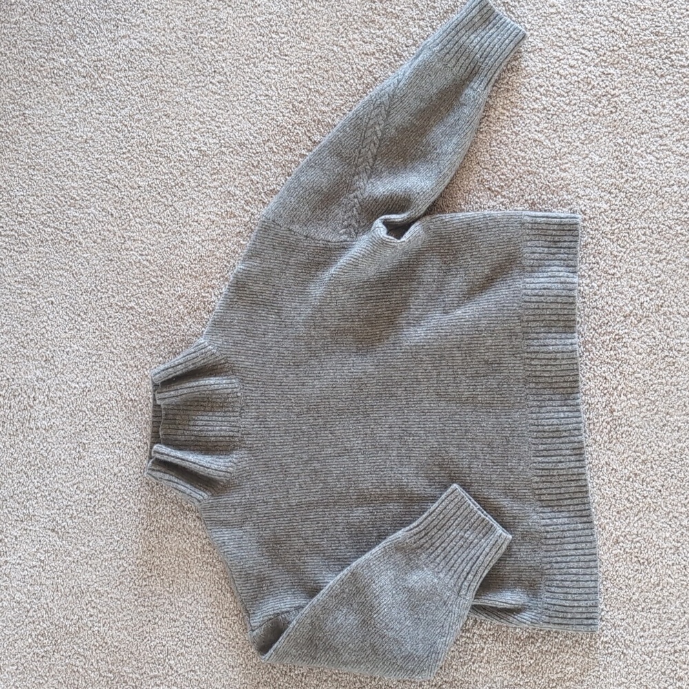 Emilia George Yak Merino Wool Sweater 3/4 Sleeve Size XS